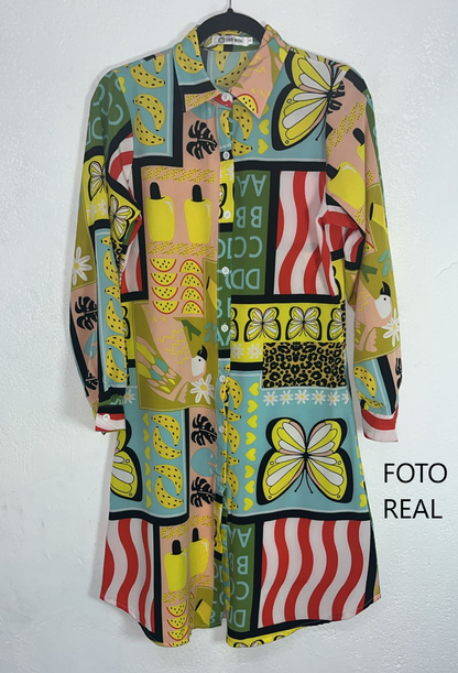 QH08071-CAMISÓN DE VERANO — Modelos frescos y elegantes