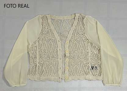 VJ137 - Blusa Bordada