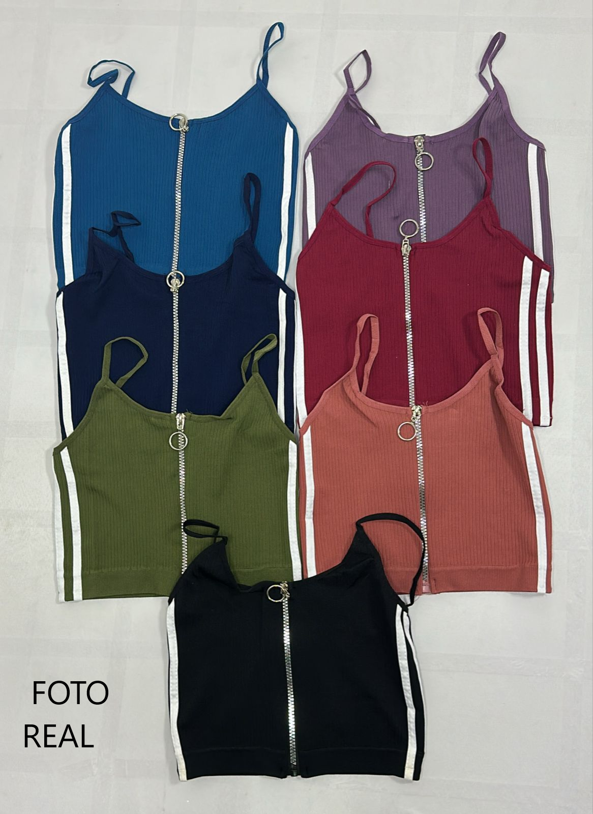 TLTOP101 - Blusa trante con cierre