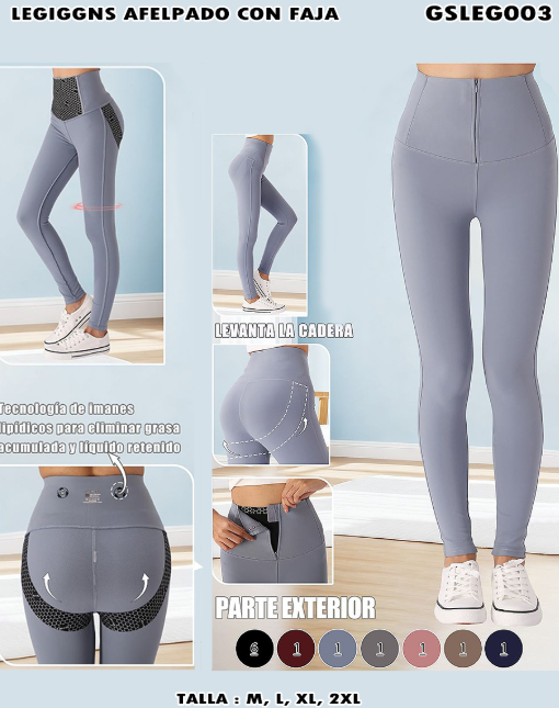 GSLEG003 – Leggings Afelpado con Faja