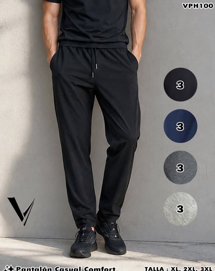 VPH100 - Pantalon Casual Confort