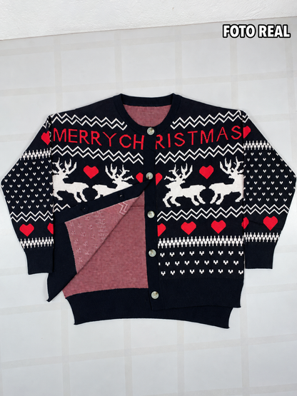 MSWN004 - Cárdigan Navideño para Mujer