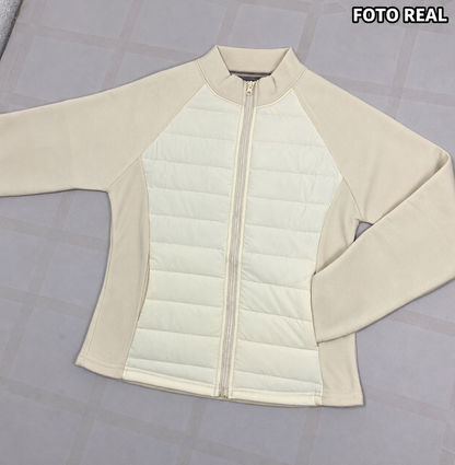 CX650R - Chamarra Térmica de Dama Combinada con Acolchado y Forro Peludo