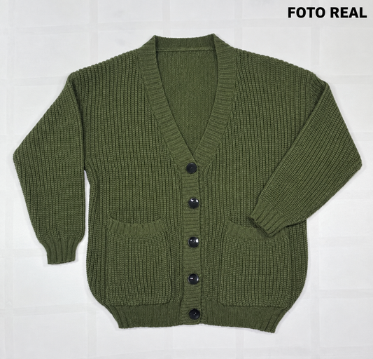 VE90 - Cárdigan Oversize para Dama