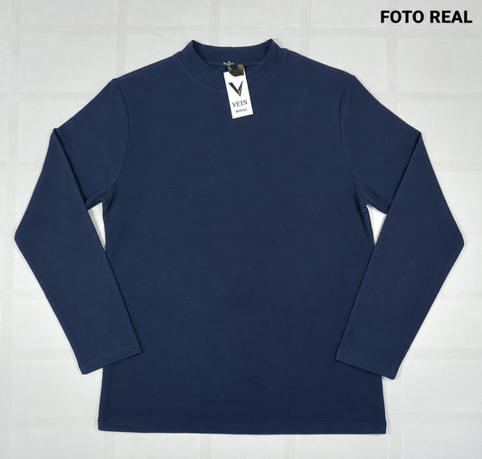 VS900 - Playera Afelpada Cuello Alto para Hombre