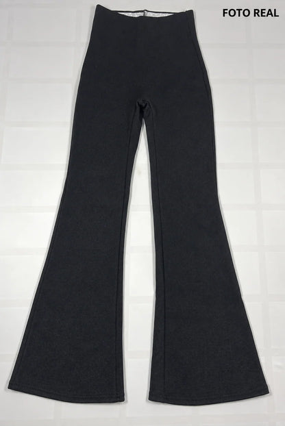 JSLEG001 - Leggings Térmicos Acampanados de Cintura Alta