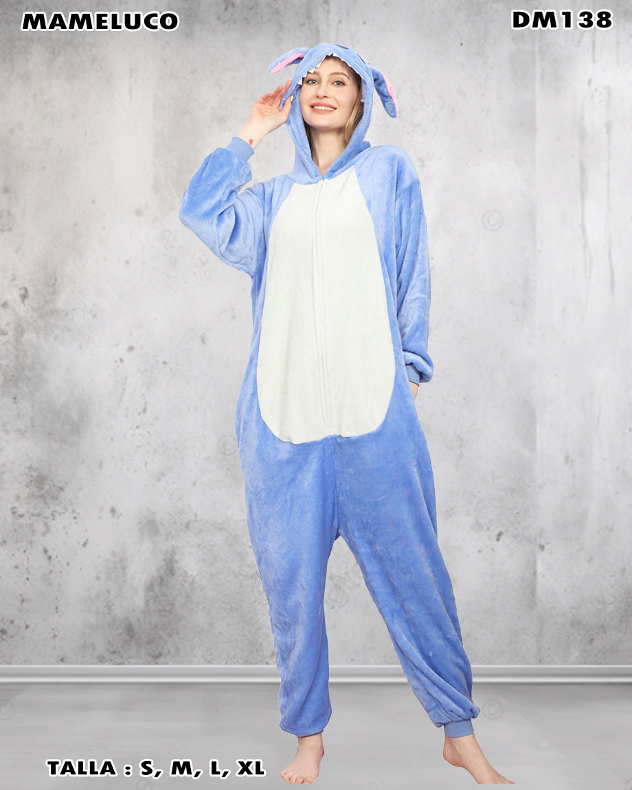 DM138 - Mameluco Lilo & Stitch Azul