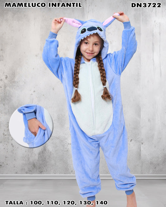 DN3722 - Mameluco Infantil Lilo & Stitch