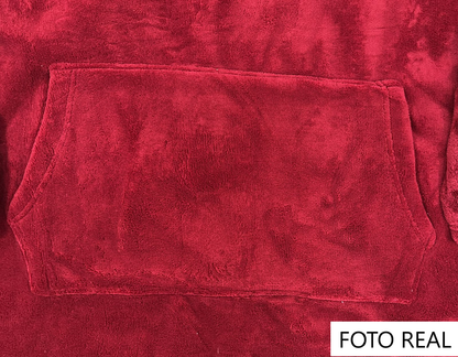 EK8501 - Maxi Sudadera Afelpada con Forro de Borrega