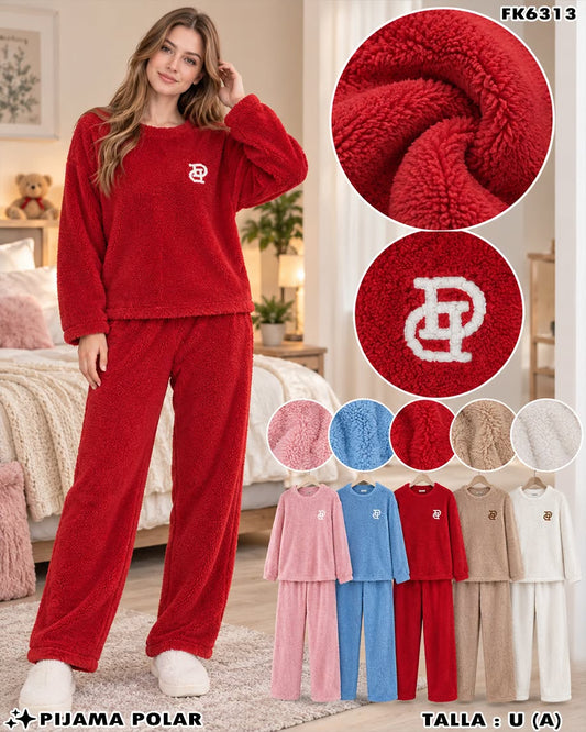 FK6313 - Pijama Polar Afelpada