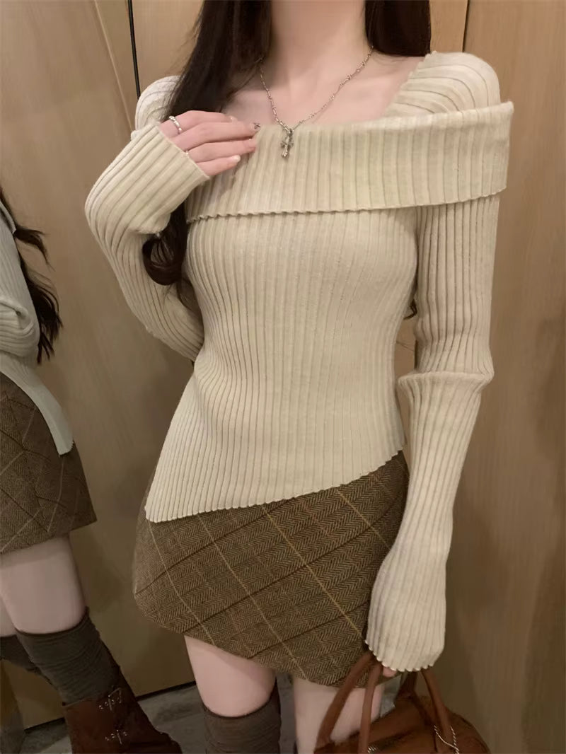 VS21 - Suéter off-shoulder