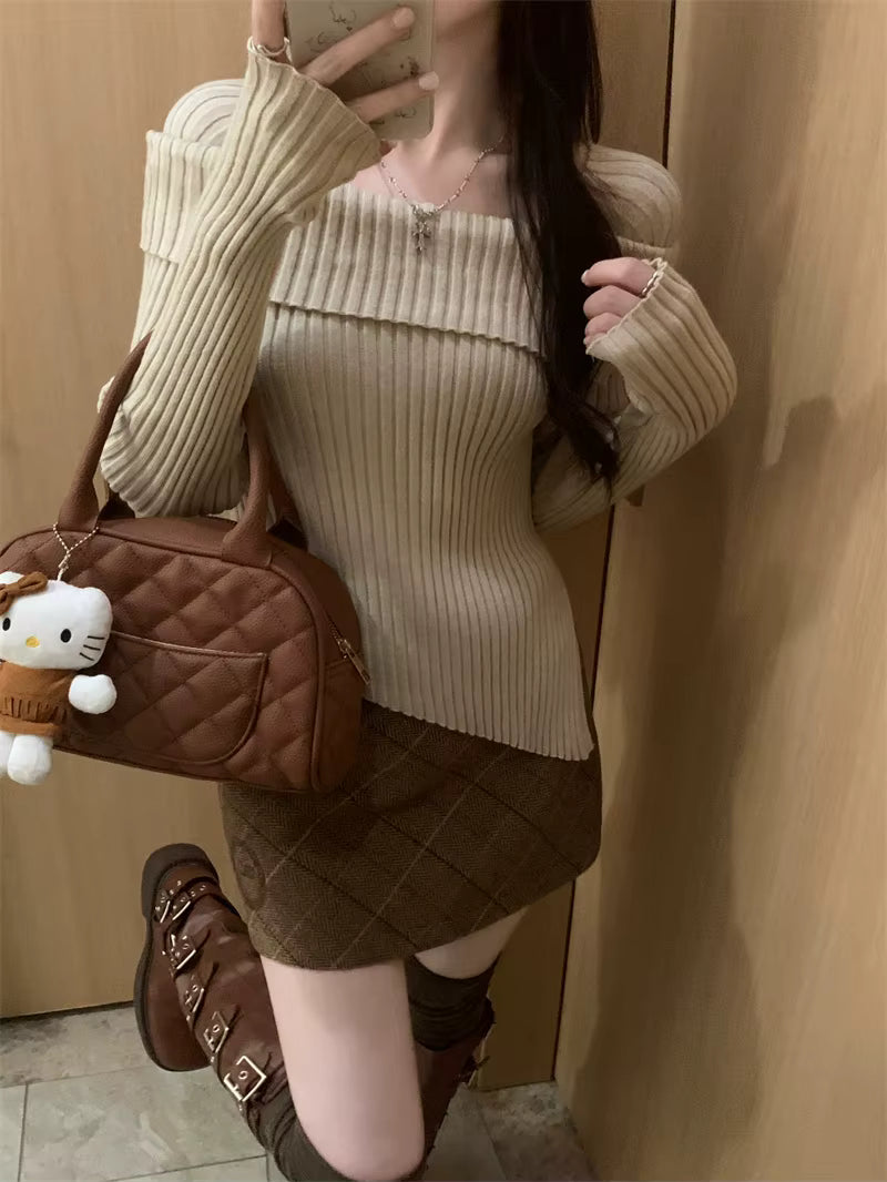 VS21 - Suéter off-shoulder