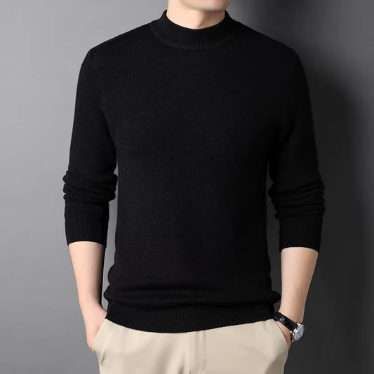 VS902 - Suéter para hombre cuello mock