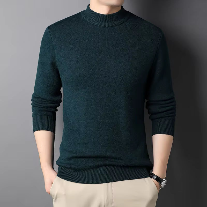 VS902 - Suéter para hombre cuello mock