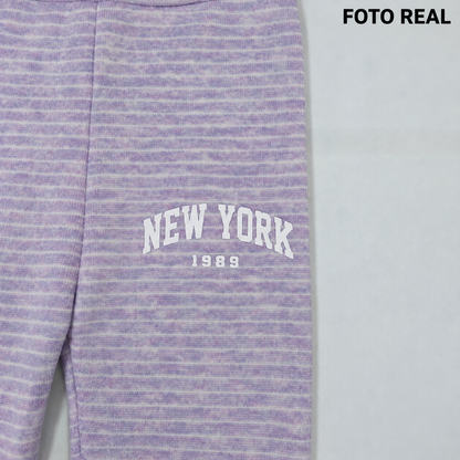 KLEG306 - Leggings Térmicos Infantiles a Rayas
