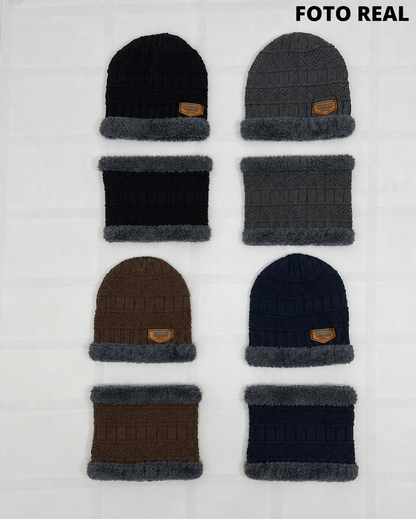 VHK002 - Gorro con Bufanda Infantil Afelpada