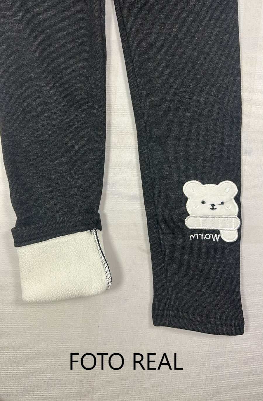 KLEG307 - Leggings Infantil Afelpado con Ositos