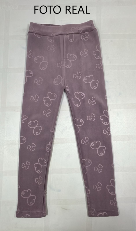 KLEG309 - Leggings Infantil Afelpado con Mariposas