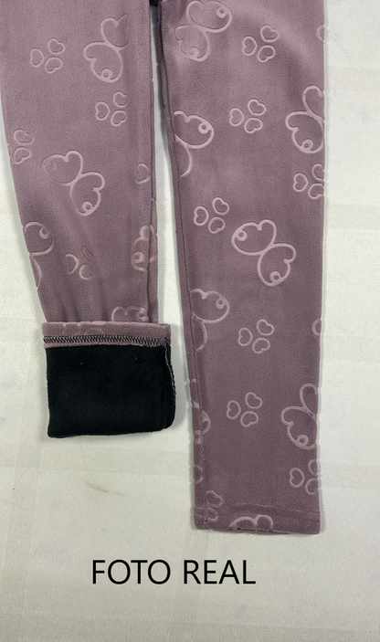 KLEG309 - Leggings Infantil Afelpado con Mariposas
