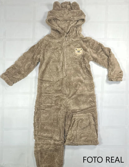 KPJJP001 - Pijama Polar de Una Pieza con