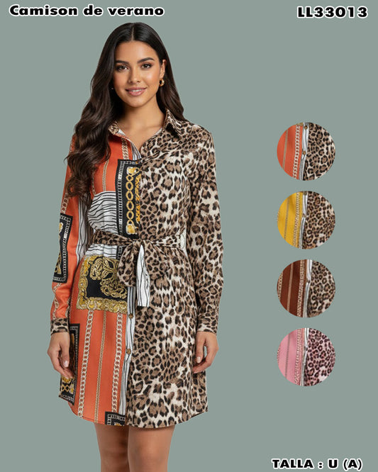 LL33013-CAMISÓN DE VERANO — Modelos frescos y elegantes