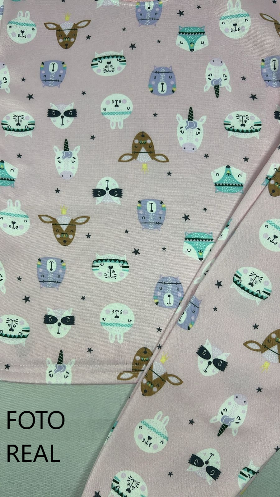 MKID100 - Conjunto Pijama Infantil Afelpado