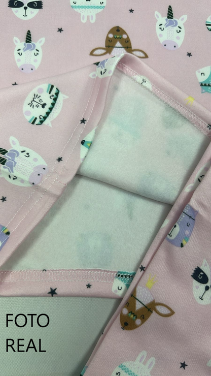 MKID100 - Conjunto Pijama Infantil Afelpado