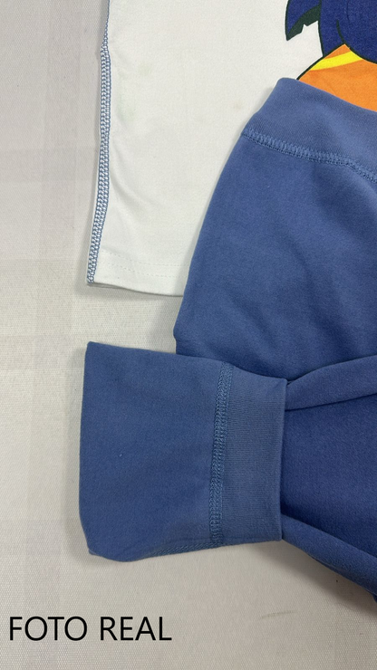 MKID202 - Conjunto Pijama Infantil Afelpado