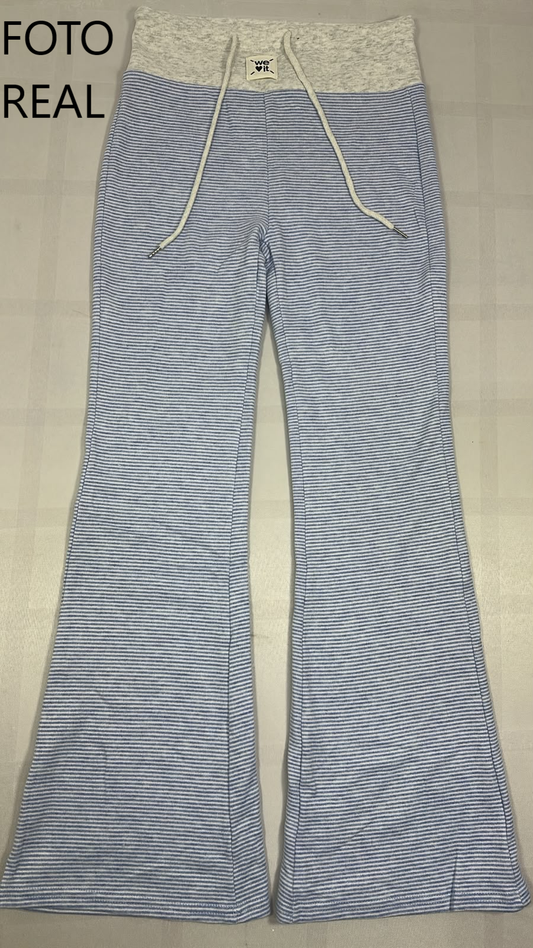 PWF101 - Pantalón Térmico Acampanado a Rayas