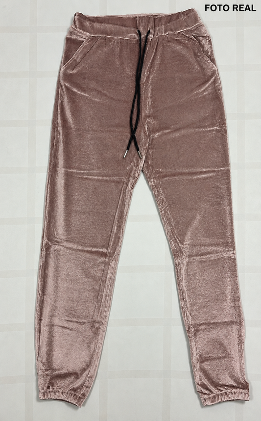 MBM12 - Pantalón Jogger de Terciopelo