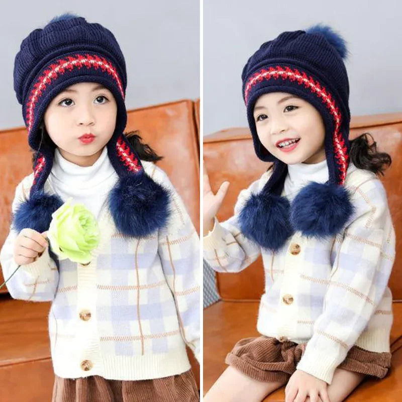 VHK250 - Gorro con Pompones Infantil