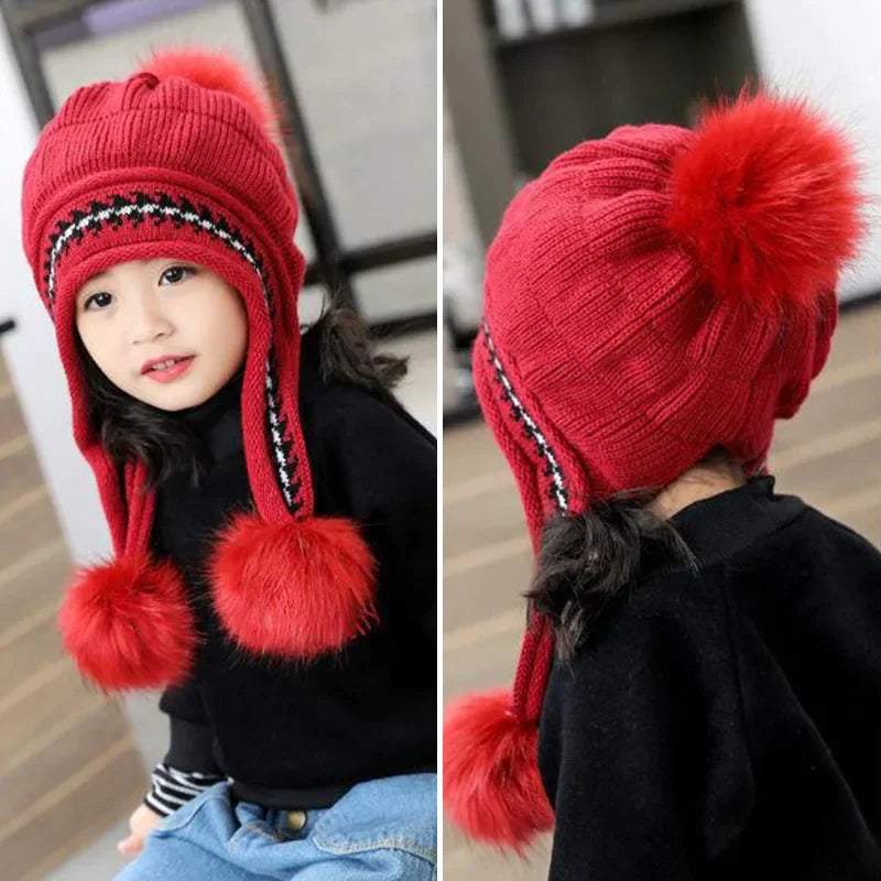 VHK250 - Gorro con Pompones Infantil