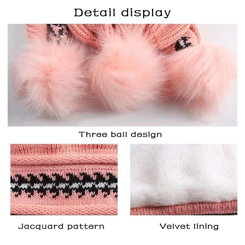 VHK250 - Gorro con Pompones Infantil