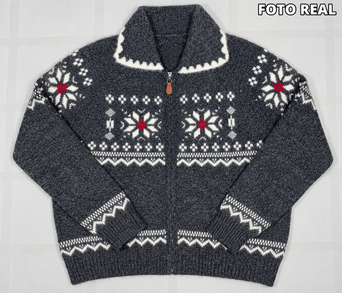 GDB4762 - Suéter Navideño de Punto con Cierre