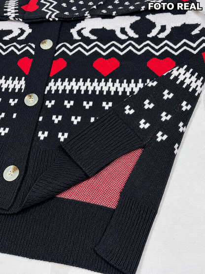 MSWN004 - Cárdigan Navideño para Mujer