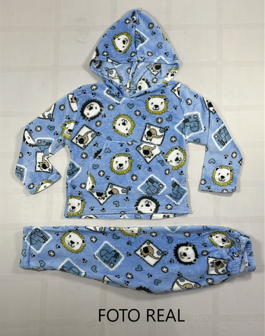 TE281R - Pijama Polar Infantil