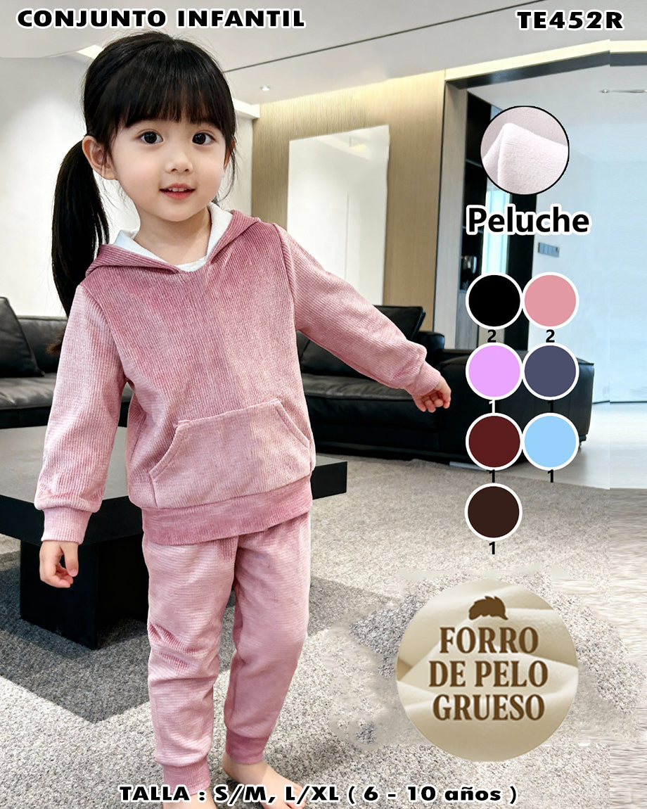 TE452R – Conjunto Infantil Peluche