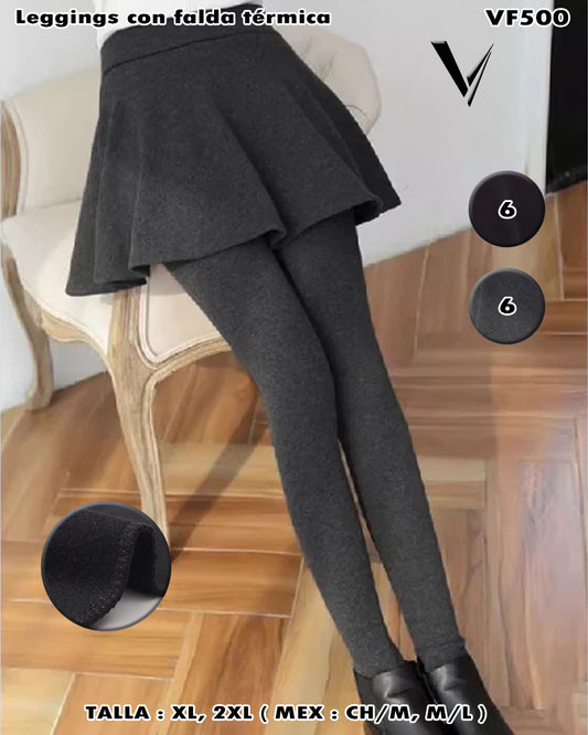 VF500 - Leggings con falda térmica Infantil
