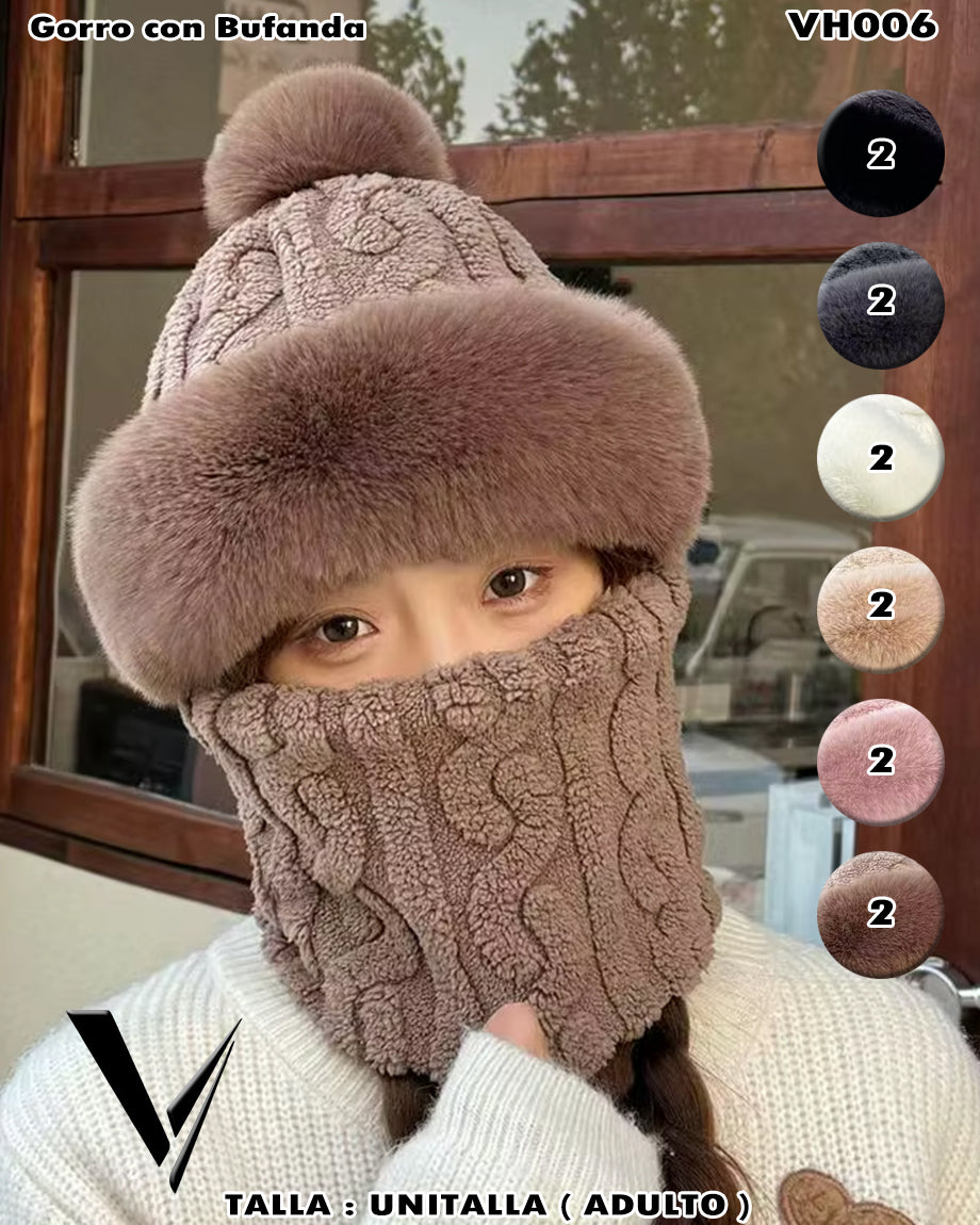 VH006 - Gorro con Bufanda