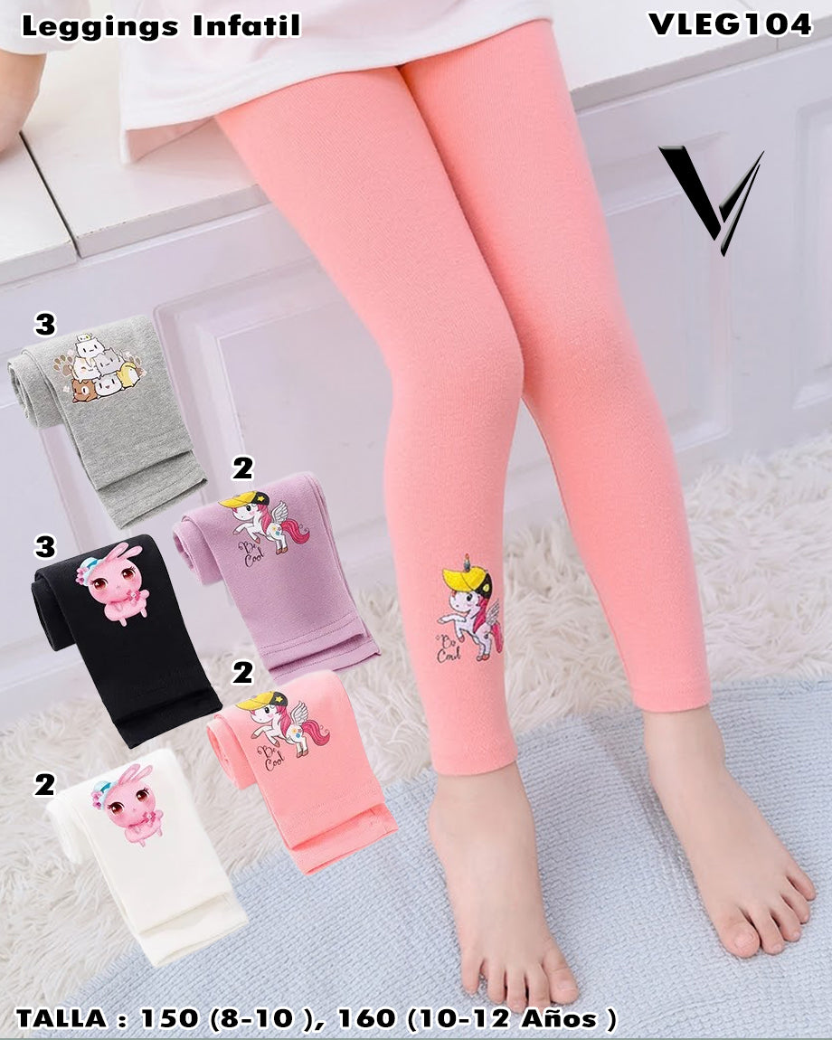 VLEG104 - Leggings Unicornio Infantil