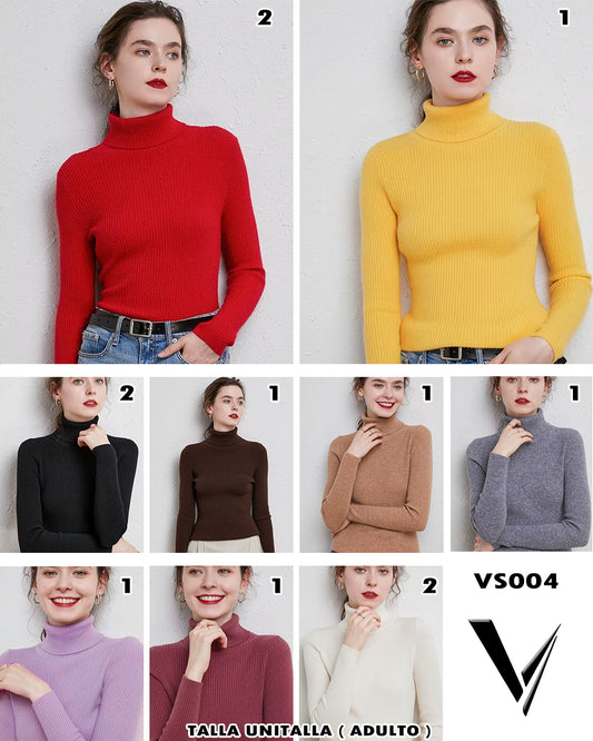 VS004 - Jersey de Cuello de Tortuga