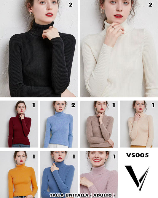 VS005 - Jersey de Cuello de Tortuga