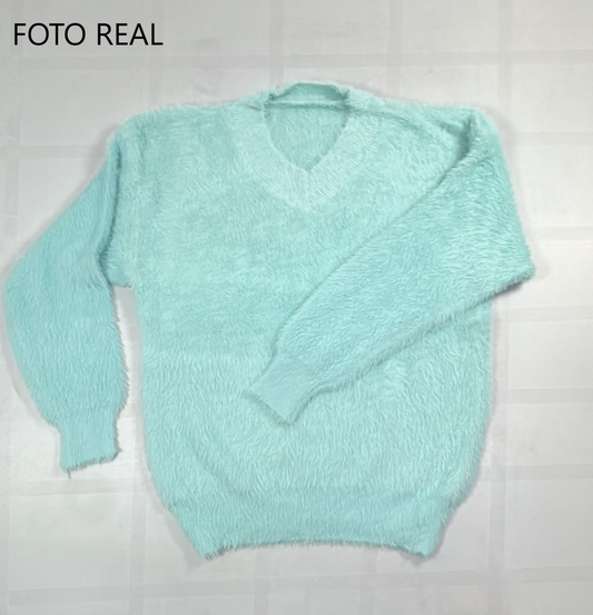 VS127 - Suéter Afelpado Cuello V