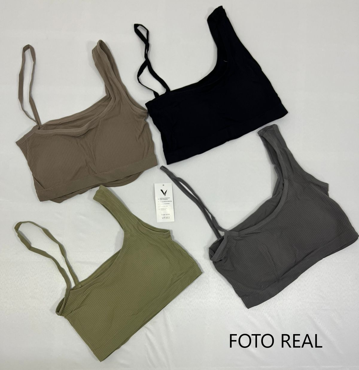 VT353 - Top Blusa con Copas