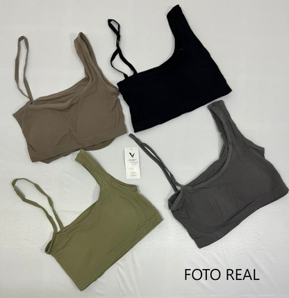 VT353 - Top Blusa con Copas