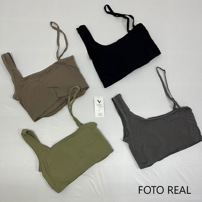 VT353 - Top Blusa con Copas