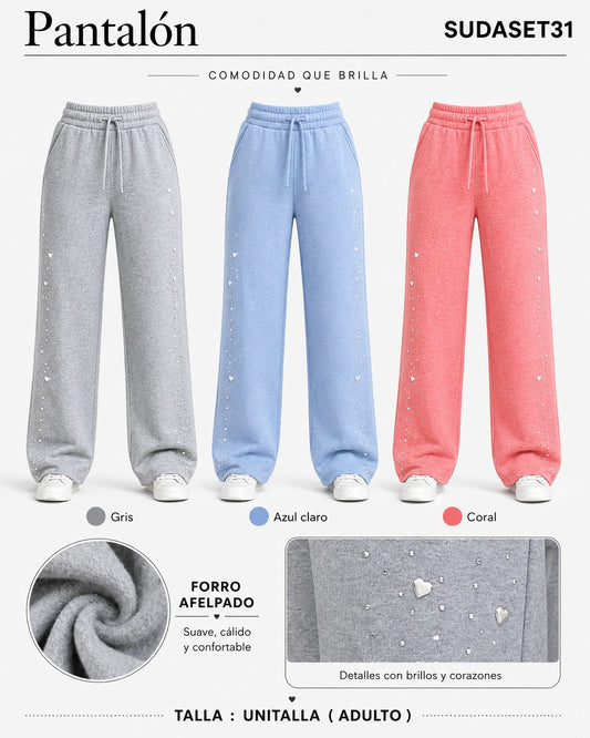 SUDASET31 - Pants afelpado