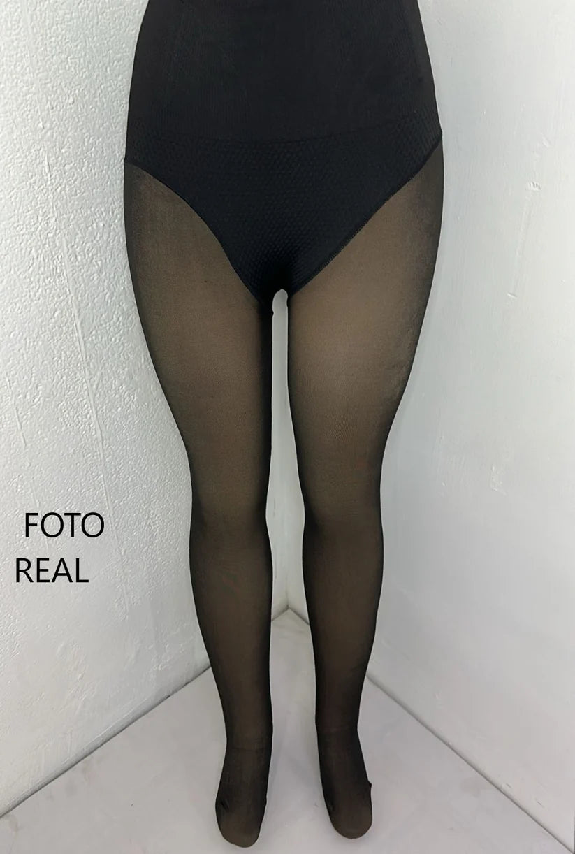 2901-2 - Panti Medias Térmicas Efecto Piel con Faja