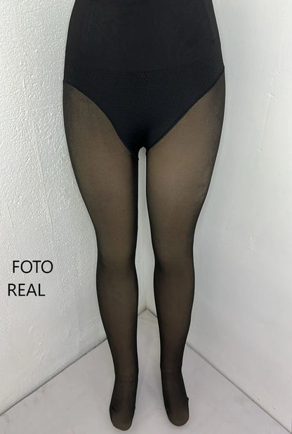 2901-2 - Panti Medias Térmicas Efecto Piel con Faja