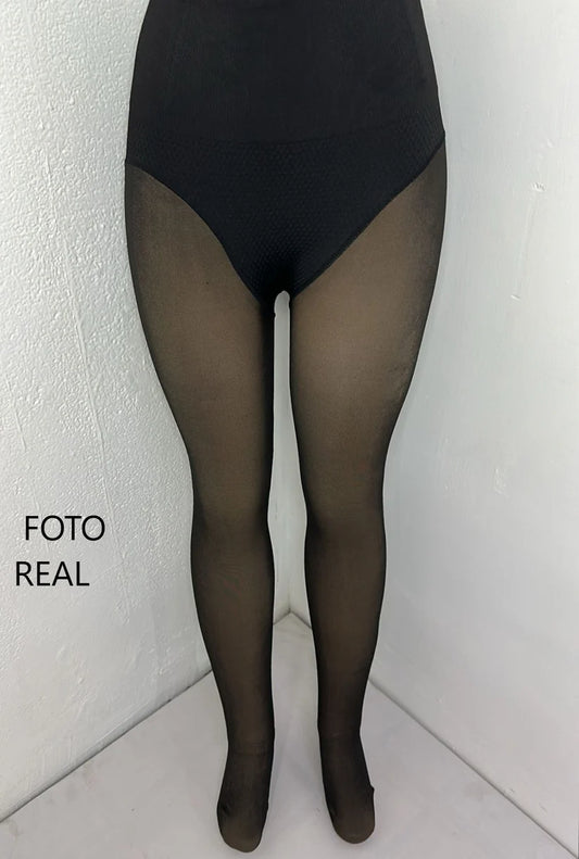 2901-2 - Panti Medias Térmicas Efecto Piel con Faja